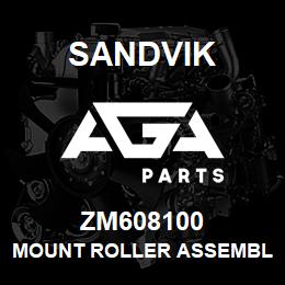 ZM608100 Sandvik MOUNT ROLLER ASSEMBLY, LEFT HAND | AGA Parts