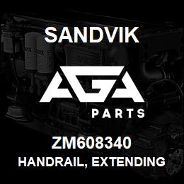 ZM608340 Sandvik HANDRAIL, EXTENDING PLATFORM | AGA Parts