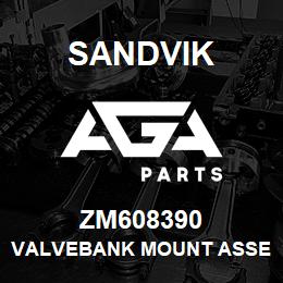 ZM608390 Sandvik VALVEBANK MOUNT ASSEMBLY, LH | AGA Parts