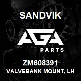 ZM608391 Sandvik VALVEBANK MOUNT, LH | AGA Parts