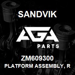 ZM609300 Sandvik PLATFORM ASSEMBLY, R/HAND | AGA Parts