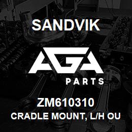 ZM610310 Sandvik CRADLE MOUNT, L/H OUTER BOLTER ASSY | AGA Parts