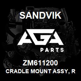 ZM611200 Sandvik CRADLE MOUNT ASSY, R/HAND OUTER | AGA Parts