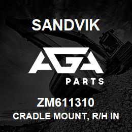 ZM611310 Sandvik CRADLE MOUNT, R/H INNER BOLTER ASSY | AGA Parts