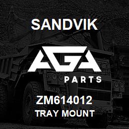 ZM614012 Sandvik TRAY MOUNT | AGA Parts