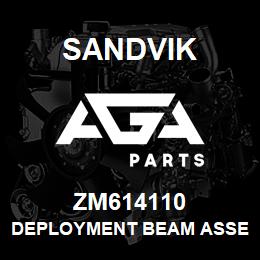 ZM614110 Sandvik DEPLOYMENT BEAM ASSEMBLY, OUTER | AGA Parts