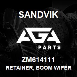 ZM614111 Sandvik RETAINER, BOOM WIPER, 230 MM.LG | AGA Parts