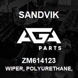 ZM614123 Sandvik WIPER, POLYURETHANE, 190 MM.LG | AGA Parts