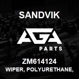 ZM614124 Sandvik WIPER, POLYURETHANE, 285 MM.LG | AGA Parts