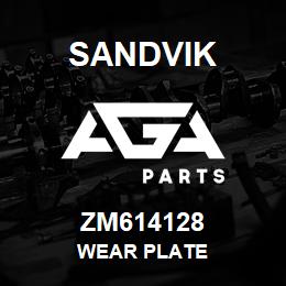 ZM614128 Sandvik WEAR PLATE | AGA Parts