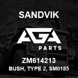 ZM614213 Sandvik BUSH, TYPE 2, SM0185 C.ORED BRONZE | AGA Parts