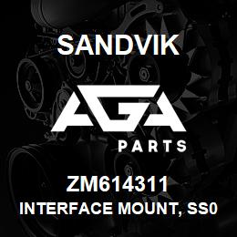 ZM614311 Sandvik INTERFACE MOUNT, SS040, PLATE, 414X2 | AGA Parts