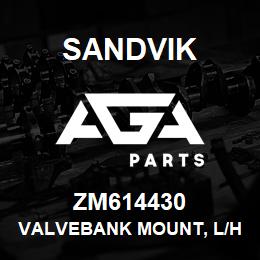 ZM614430 Sandvik VALVEBANK MOUNT, L/H | AGA Parts