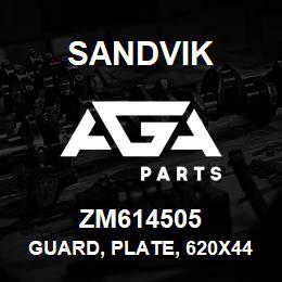 ZM614505 Sandvik GUARD, PLATE, 620X442X6 MM. M/S, SS006 | AGA Parts