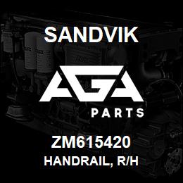 ZM615420 Sandvik HANDRAIL, R/H | AGA Parts