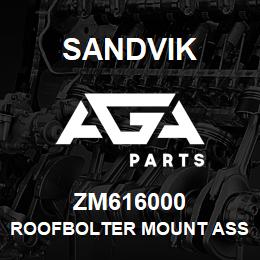 ZM616000 Sandvik ROOFBOLTER MOUNT ASSEMBLY, L/HAND | AGA Parts