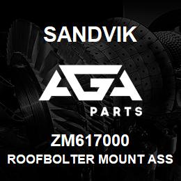 ZM617000 Sandvik ROOFBOLTER MOUNT ASSEMBLY, R/HAND | AGA Parts