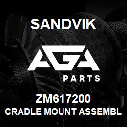 ZM617200 Sandvik CRADLE MOUNT ASSEMBLY, R/HAND | AGA Parts