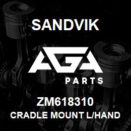 ZM618310 Sandvik CRADLE MOUNT L/HAND | AGA Parts