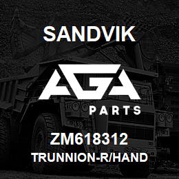 ZM618312 Sandvik TRUNNION-R/HAND | AGA Parts