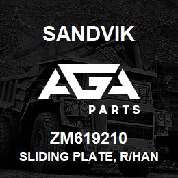 ZM619210 Sandvik SLIDING PLATE, R/HAND | AGA Parts