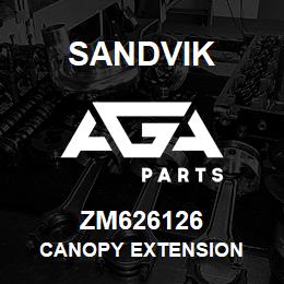 ZM626126 Sandvik CANOPY EXTENSION | AGA Parts