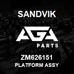 ZM626151 Sandvik PLATFORM ASSY | AGA Parts