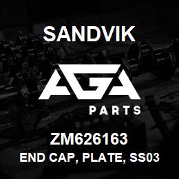 ZM626163 Sandvik END CAP, PLATE, SS032, DIA160X32 MM. M/S | AGA Parts