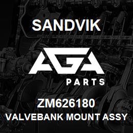 ZM626180 Sandvik VALVEBANK MOUNT ASSY, GRV FAT | AGA Parts