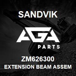 ZM626300 Sandvik EXTENSION BEAM ASSEMBLY, OUTER L/H | AGA Parts