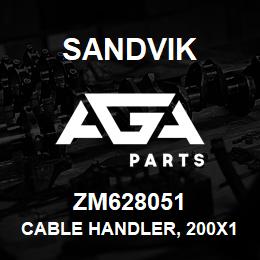 ZM628051 Sandvik CABLE HANDLER, 200X122 1.5M LENGTH | AGA Parts