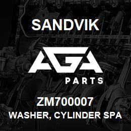 ZM700007 Sandvik WASHER, CYLINDER SPACER | AGA Parts