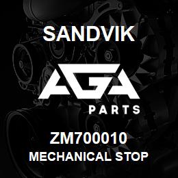 ZM700010 Sandvik MECHANICAL STOP | AGA Parts