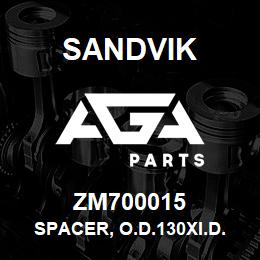 ZM700015 Sandvik SPACER, O.D.130XI.D.105X2.5 MM. THK | AGA Parts