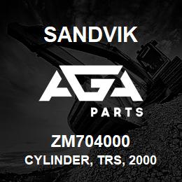 ZM704000 Sandvik CYLINDER, TRS, 2000 C./C X 3600 O/C | AGA Parts