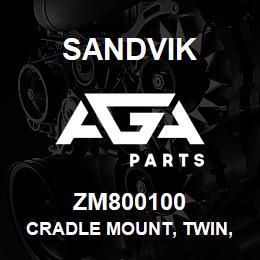 ZM800100 Sandvik CRADLE MOUNT, TWIN, L/HAND | AGA Parts