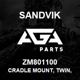 ZM801100 Sandvik CRADLE MOUNT, TWIN, R/HAND | AGA Parts