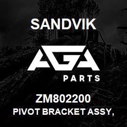 ZM802200 Sandvik PIVOT BRACKET ASSY, L/HAND INNER | AGA Parts