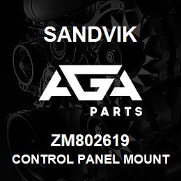 ZM802619 Sandvik CONTROL PANEL MOUNT | AGA Parts