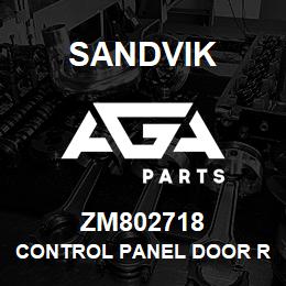 ZM802718 Sandvik CONTROL PANEL DOOR RH | AGA Parts