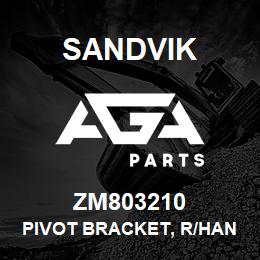 ZM803210 Sandvik PIVOT BRACKET, R/HAND INNER | AGA Parts