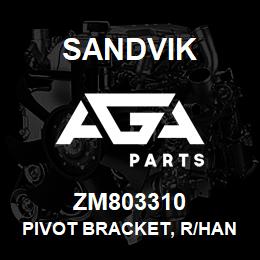 ZM803310 Sandvik PIVOT BRACKET, R/HAND OUTER | AGA Parts