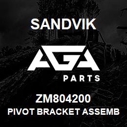 ZM804200 Sandvik PIVOT BRACKET ASSEMBLY, L/HAND INNER | AGA Parts