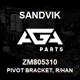 ZM805310 Sandvik PIVOT BRACKET, R/HAND OUTER | AGA Parts