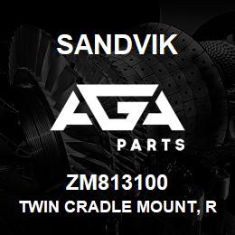 ZM813100 Sandvik TWIN CRADLE MOUNT, R/HAND | AGA Parts