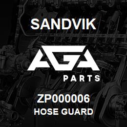 ZP000006 Sandvik HOSE GUARD | AGA Parts