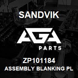 ZP101184 Sandvik ASSEMBLY BLANKING PLATE R/H | AGA Parts