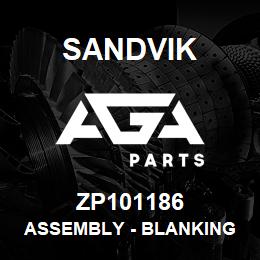 ZP101186 Sandvik ASSEMBLY - BLANKING PLATE L/H | AGA Parts