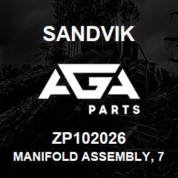 ZP102026 Sandvik MANIFOLD ASSEMBLY, 7 PORT, SUIT HILTI | AGA Parts