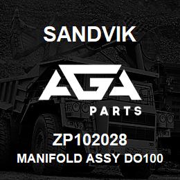 ZP102028 Sandvik MANIFOLD ASSY DO100 | AGA Parts